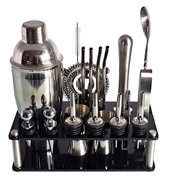 Freaky 20Pcs Stainless Steel Premium Bartending Kit_1