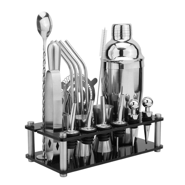 Freaky 20Pcs Stainless Steel Premium Bartending Kit_0